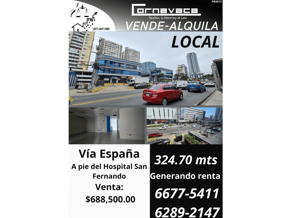 VENDO LOCAL VIA ESPAÑA - 1