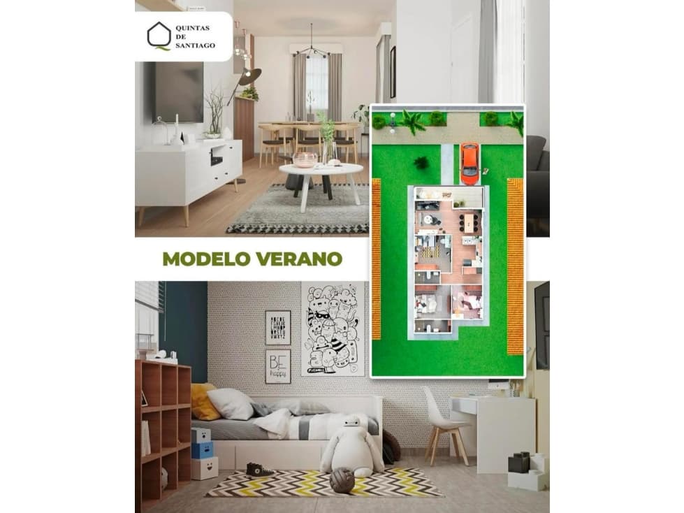 VENTA CASAS NUEVAS EN SANTIAGO - VERANO (CP) - 1