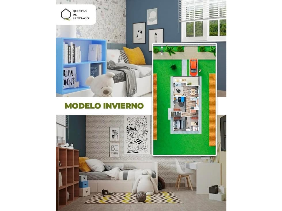 VENTA CASAS NUEVAS EN SANTIAGO - INVIERNO (CP) - 1