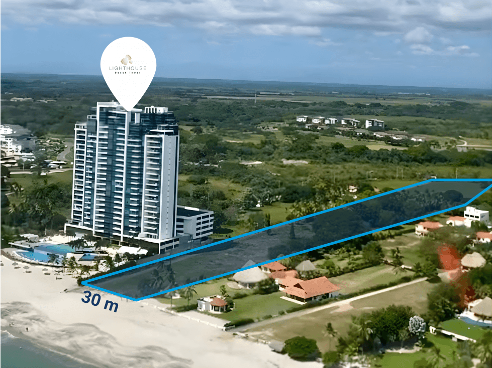 Se Vende Terreno con Frente de Mar en la Riviera Pacífica, Río Hato - 1