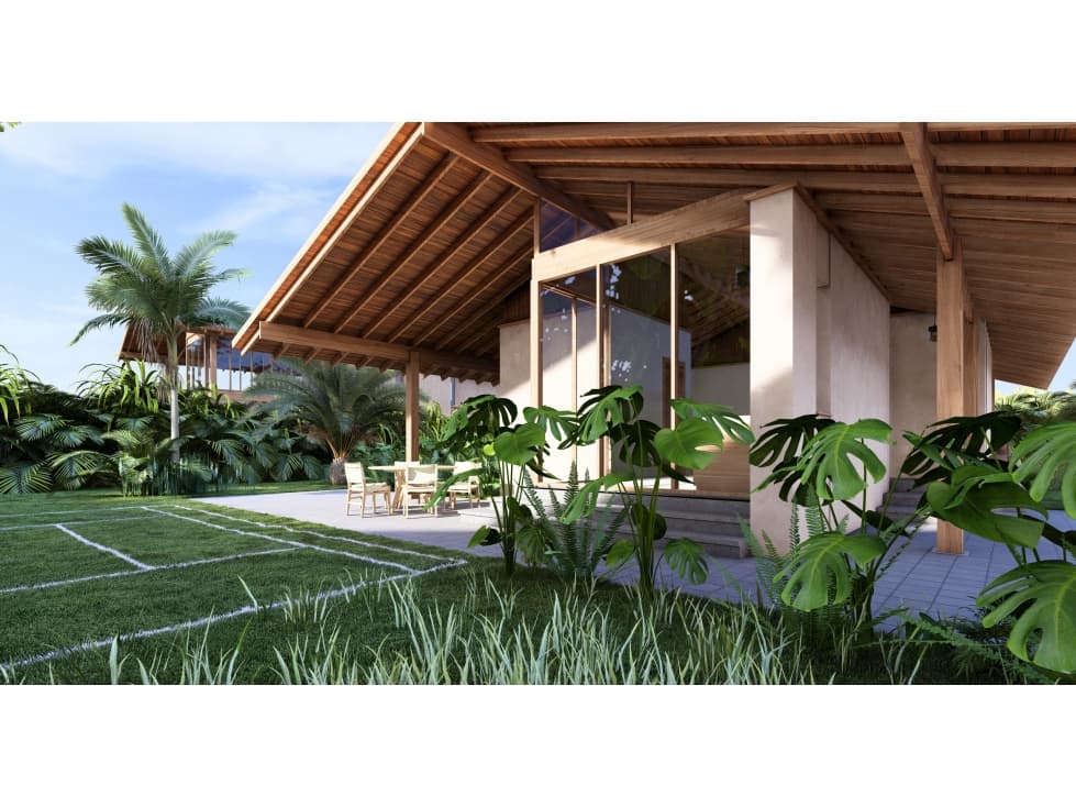 Casa Nueva de 2 Hab. en Playa Paunch, Bocas del Toro, Panama - 1