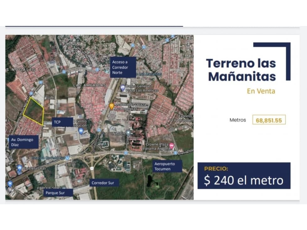 VENTA TERRENO LAS MAÑANITAS - 1