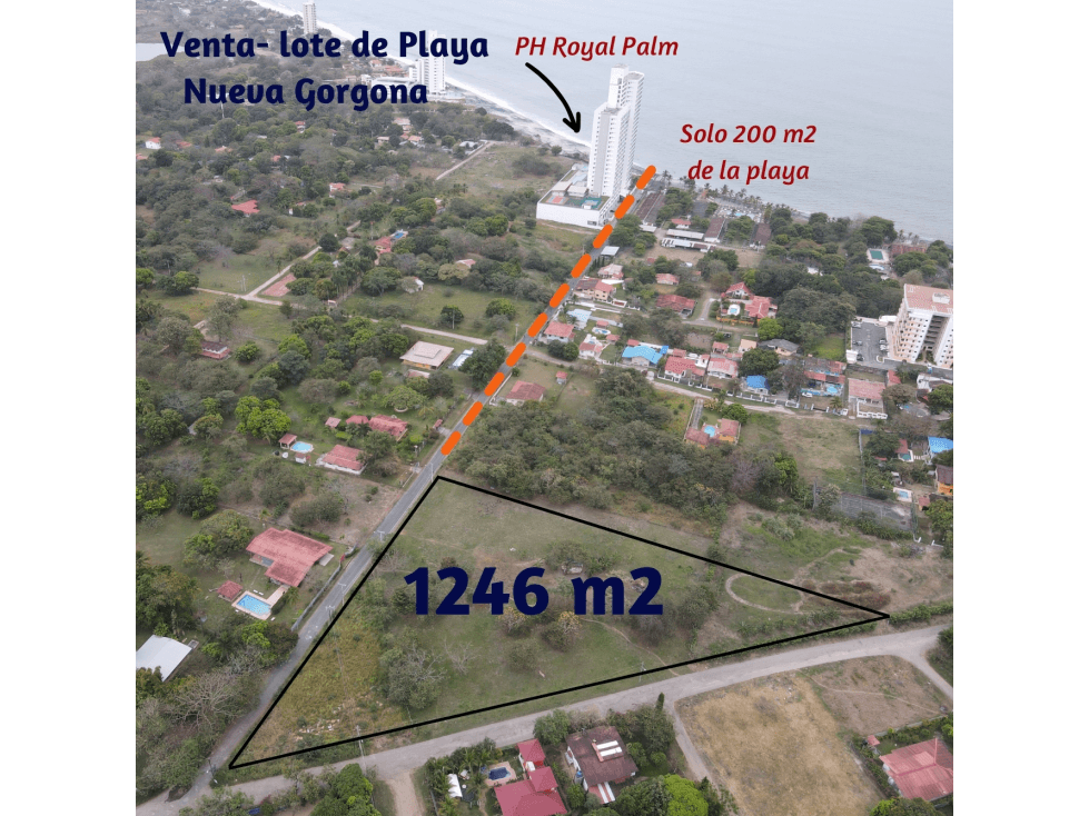Se Vende Lote de Playa Cerca de PH Royal Palm Nueva Gorgona Chame - 1