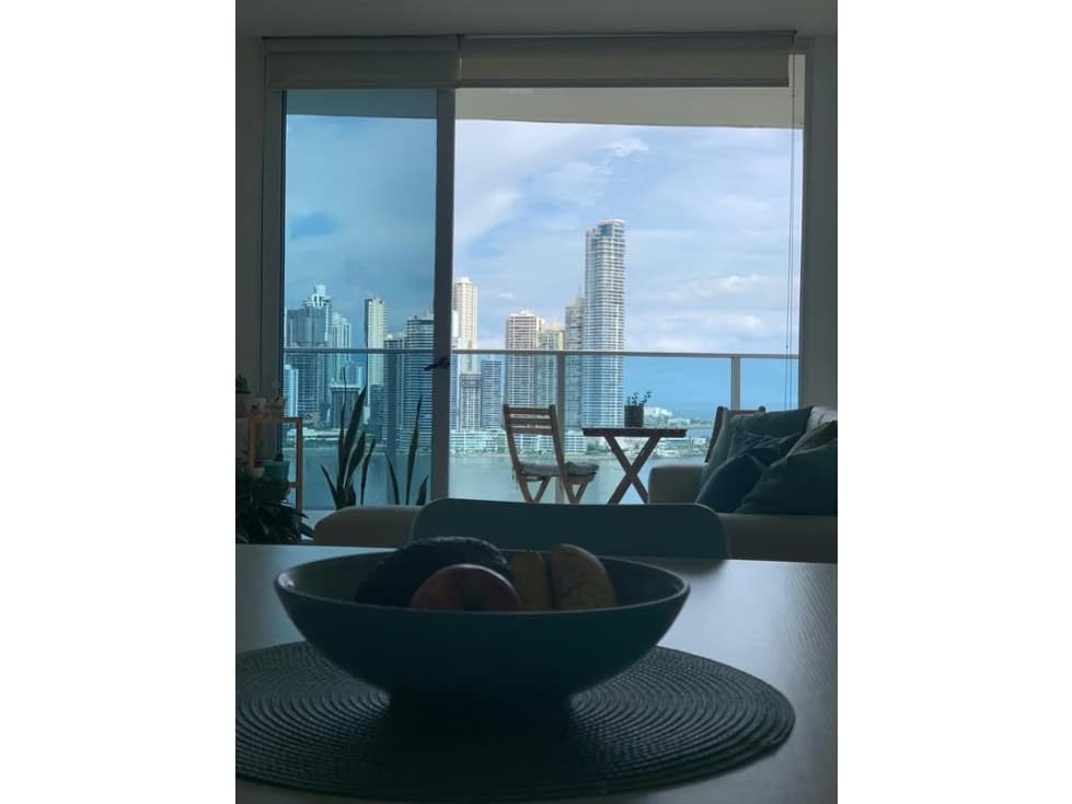 Apartamento en alquiler amoblado PH White Vista al Mar G.S - 1