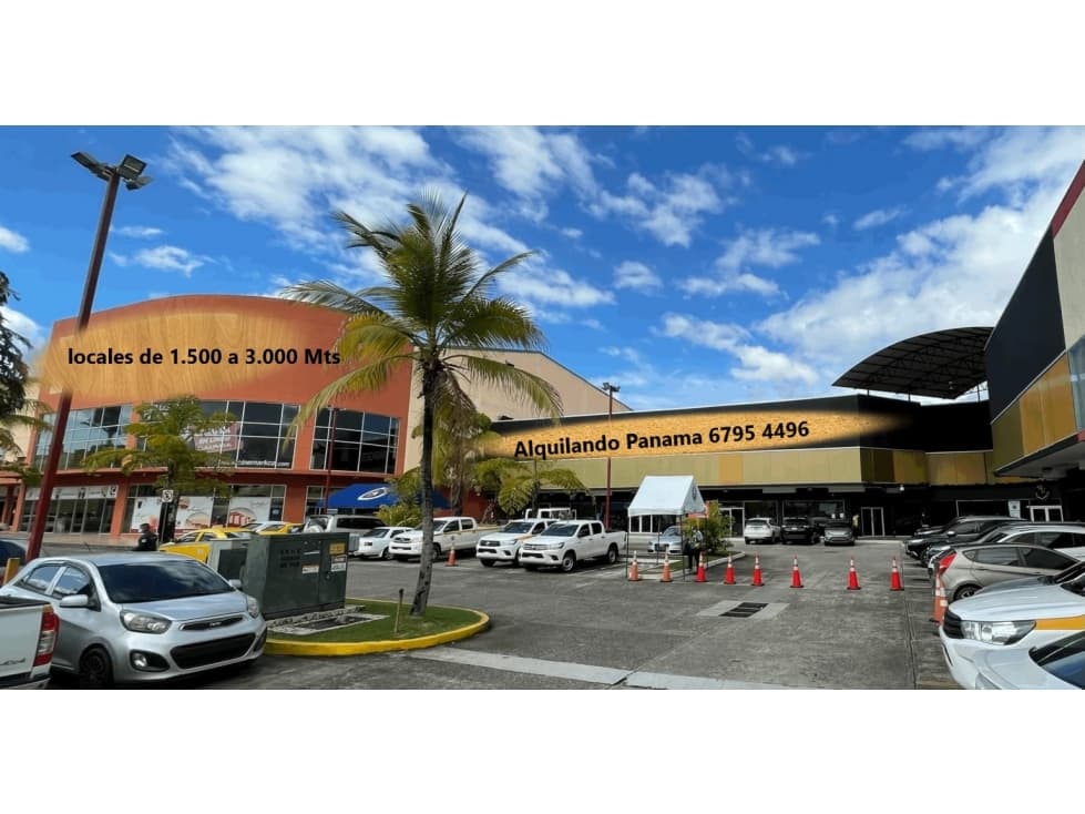 Se Alquilan Locales Edificio 1.500 a 3.000 Mts Los Pueblos usd$15,000, - 1