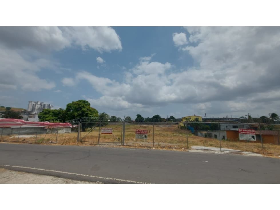 ALQUILER O VENTA TERRENO JUAN DIAZ 6800M2 - 1