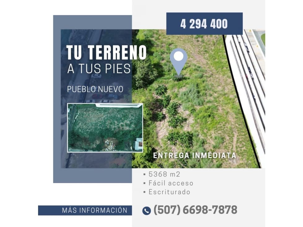 VENTA DE TERRENO EN BETANIA - 1