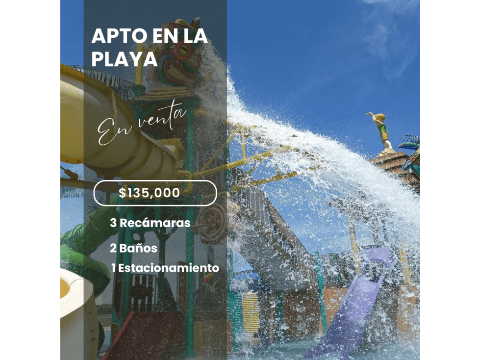 VENDO APARTAMENTO EN LA PLAYA - 1