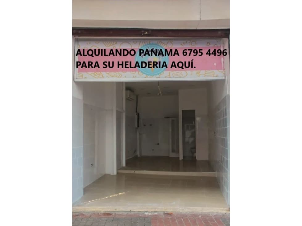 Se Alquila Bonito Local 29.72 Mts Calidonia Av. Central $1.500.oo - 1