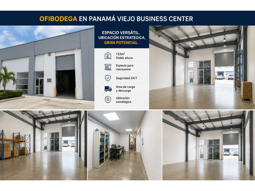 Bodega de 133m² en Venta en Panamá Viejo Business Center con Avalúo - 1