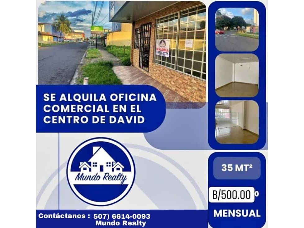 Oficina Comercial en el Centro de David,Chiriquí - 1