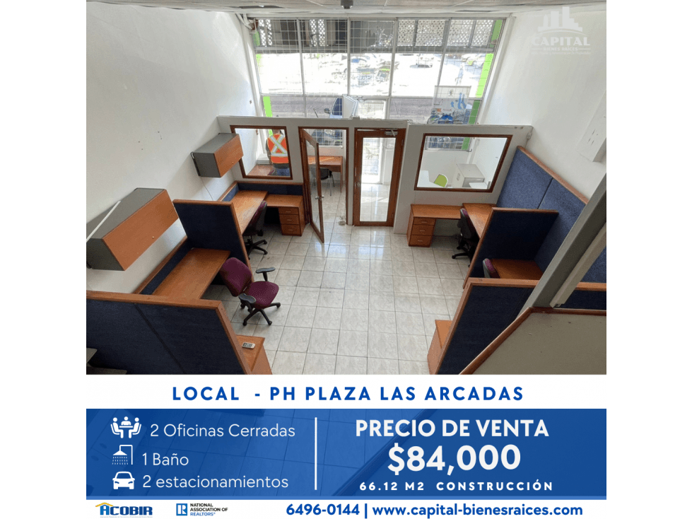 SE VENDE LOCAL EN PH PLAZA LAS ARCADAS, CAMPO LIMBERG - 1