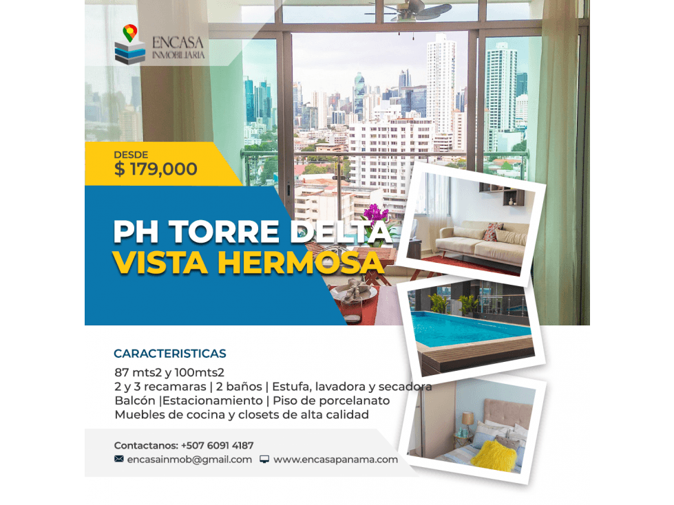 APARTAMENTOS EN TORRE DELTA VISTA HERMOSA - VENTA - 1