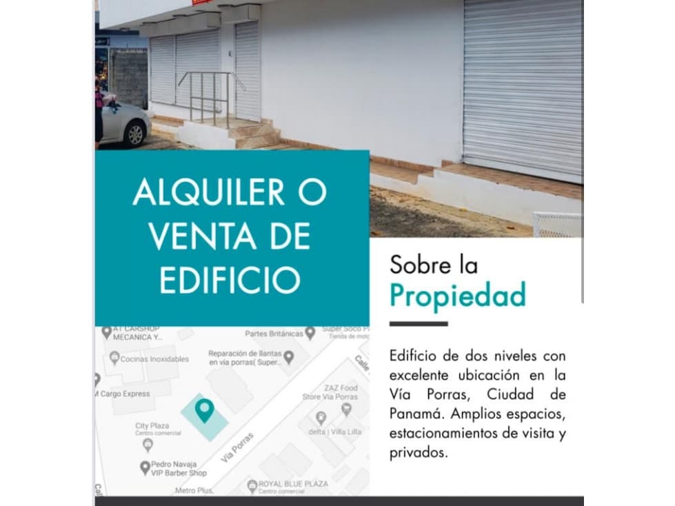 alquilo local con terreno de 740m2 y 300 de construcion de 2 niveles - 1