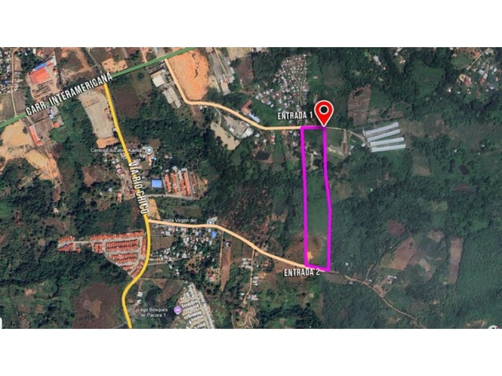 Venta de terreno en Pacora (Río Chico) GTA - 1